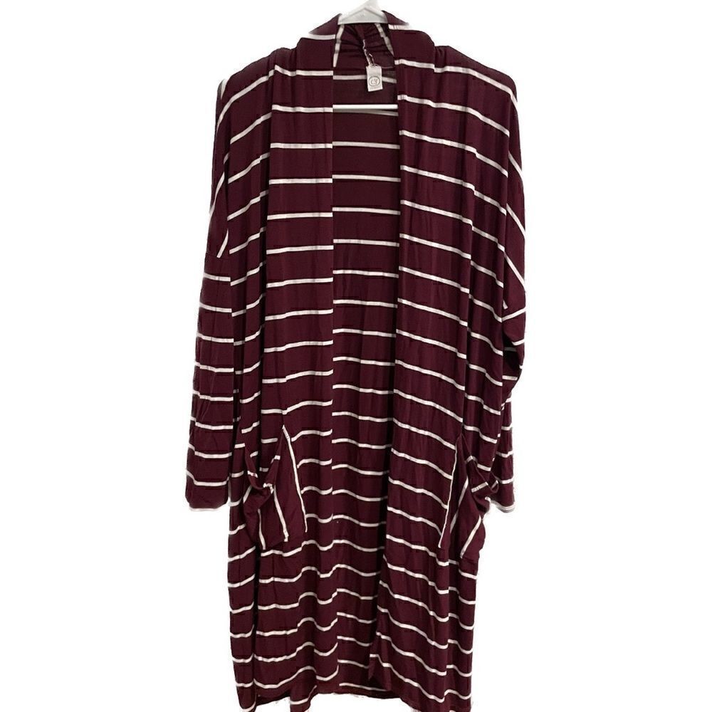 CY Fashion Burgundy Cardigan Medium (M)